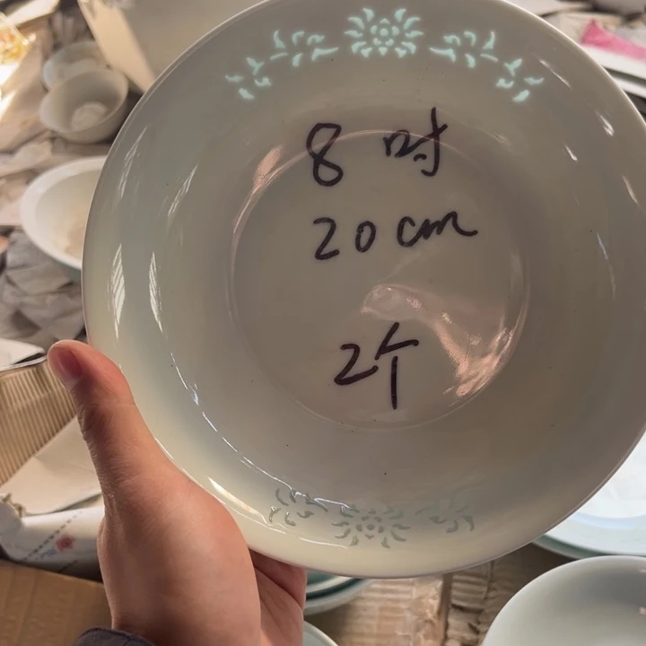 碗陶景德镇高温细白瓷餐具