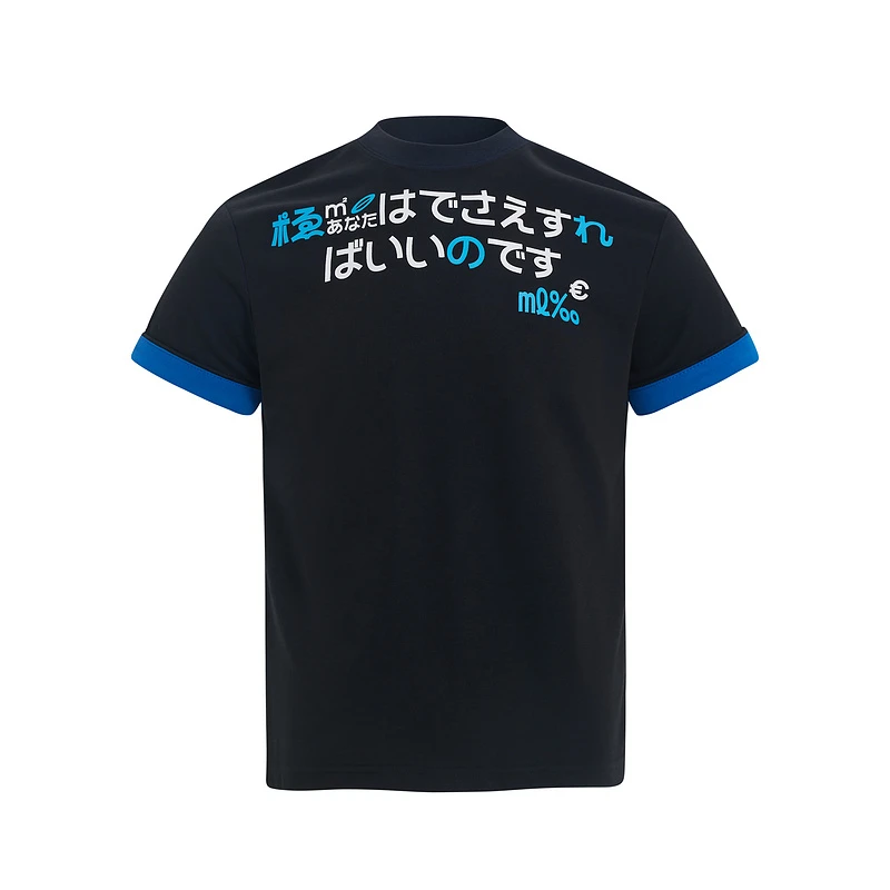 韩版休闲复古潮酷风青少年字母印花中性风正肩小版型拼色短袖t恤