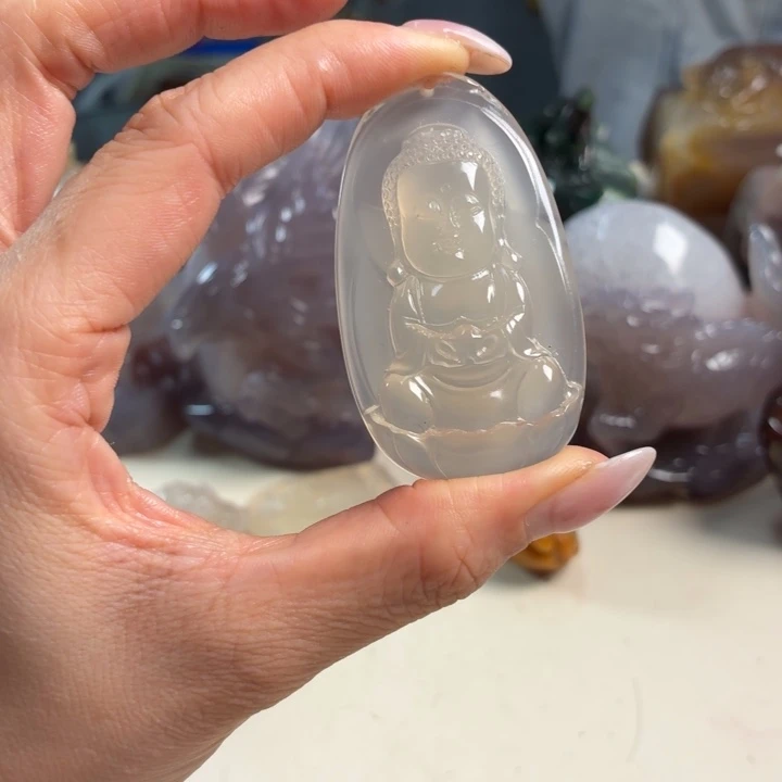 孤***妄未镶嵌吊坠(不含链)玛瑙/玉髓