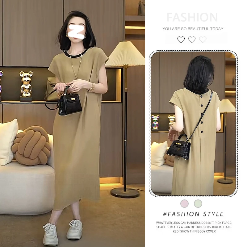 夏日巨好看的连衣裙2025年新款设计感小众洋气减龄气质中长款裙子