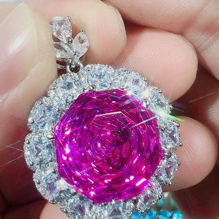 非金属红色蓝色满镶嵌