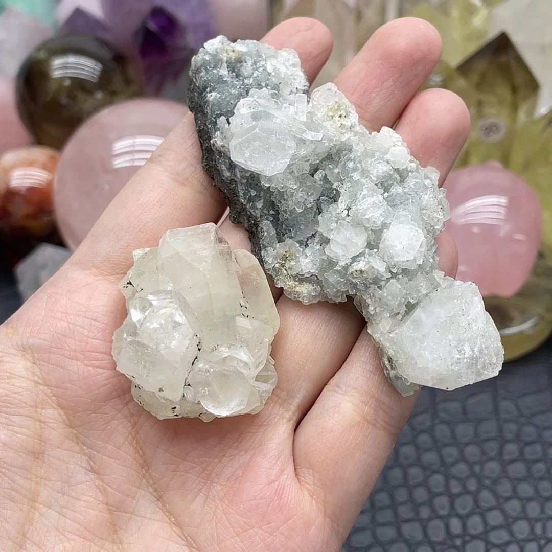 未镶嵌珠宝半成品水晶16晶簇
