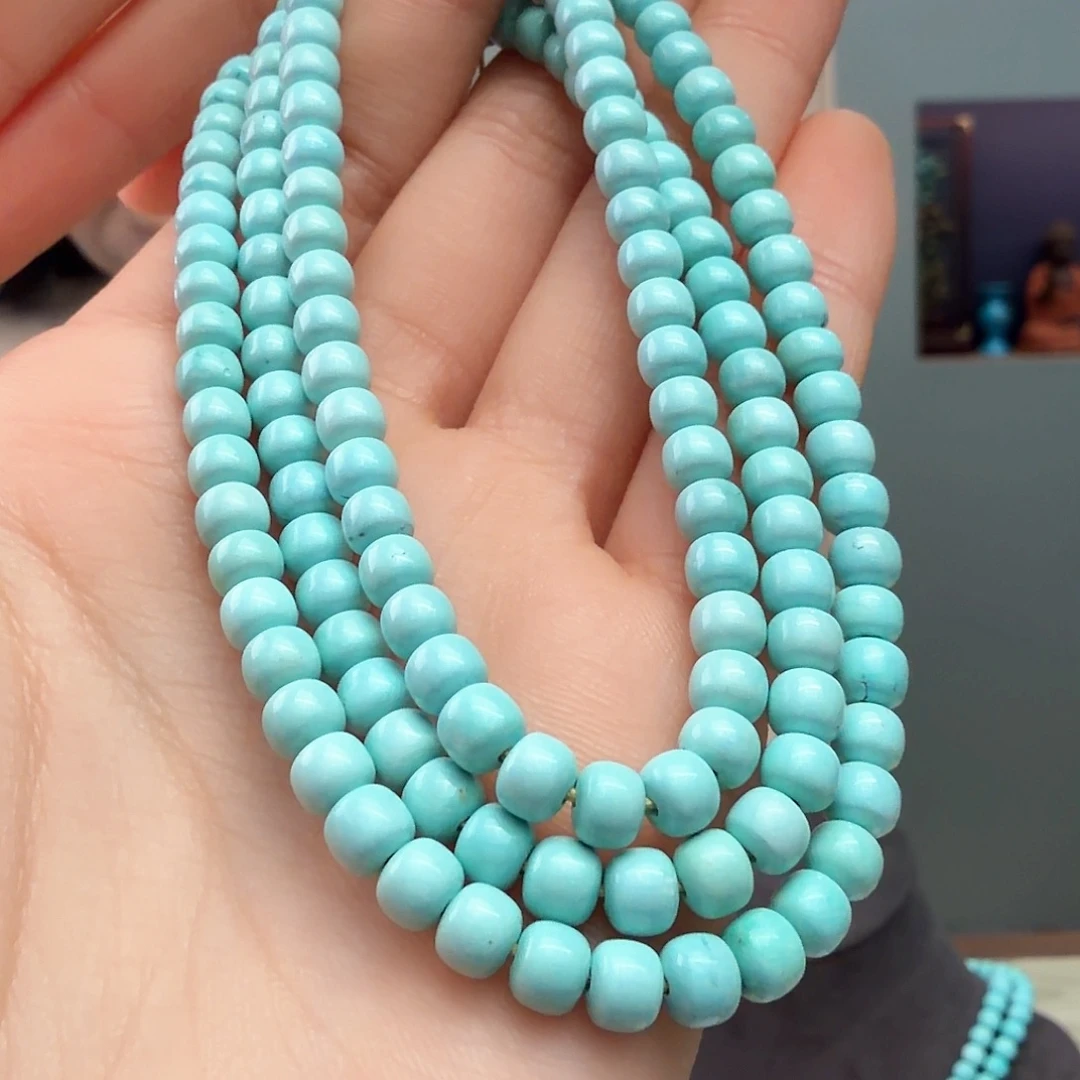 绿松石未镶嵌颈饰