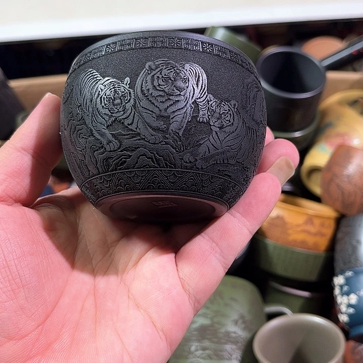 茶杯紫砂全手工紫砂主人杯