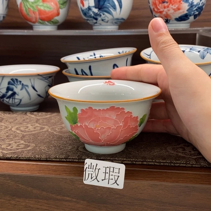 釉下老陶泥手工绘制