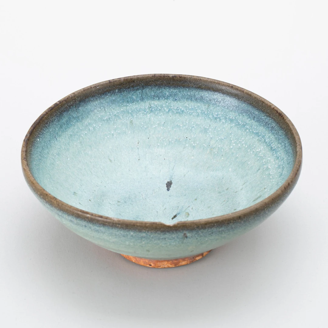 【拍卖】25、~钧窑天蓝釉碗