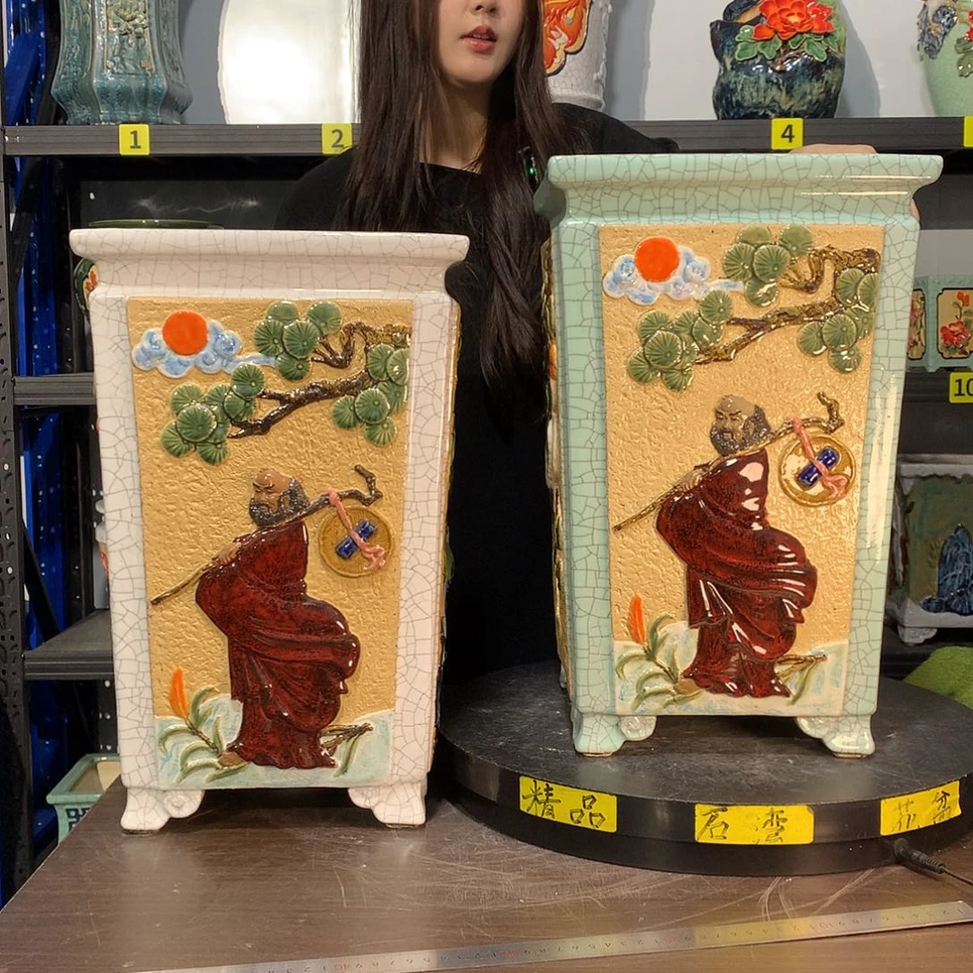 W***圆高温烧制石湾盆花盆