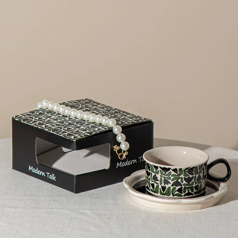 珍珠礼盒款咖啡杯碟