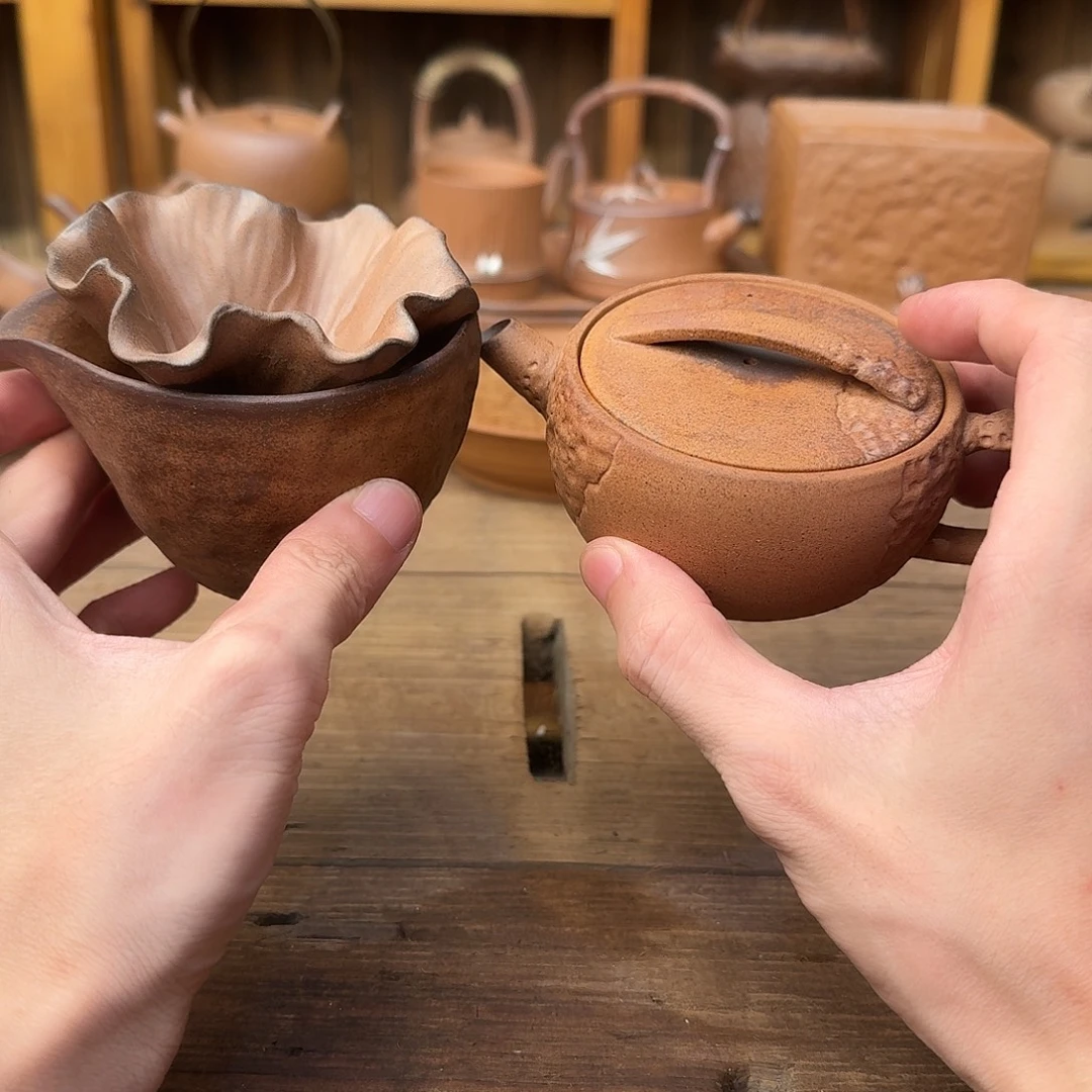 原矿老岩泥茶器系列