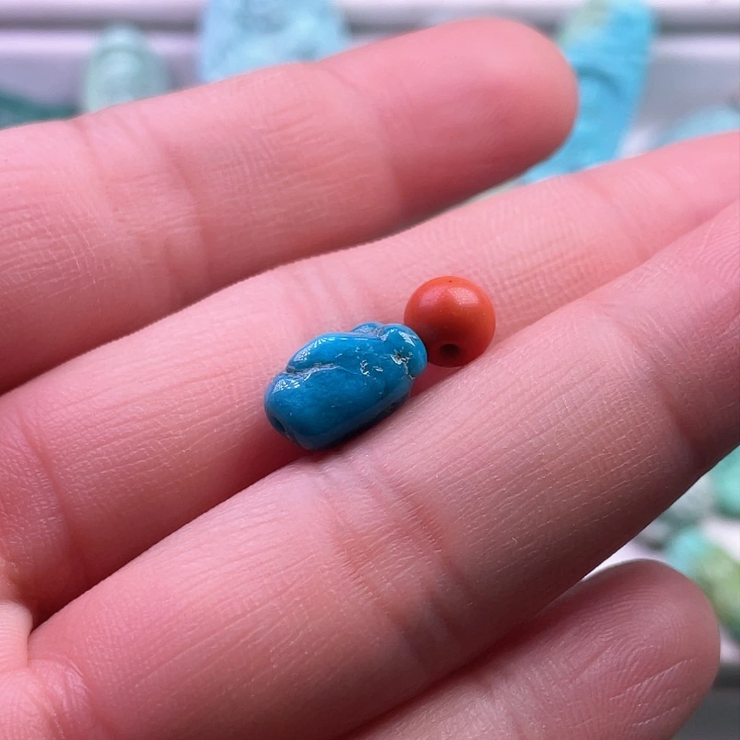 南红玛瑙颈饰未镶嵌