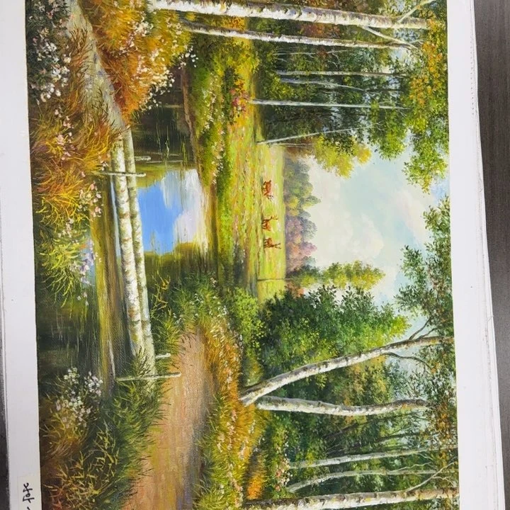 油画在一起的时候就是不
