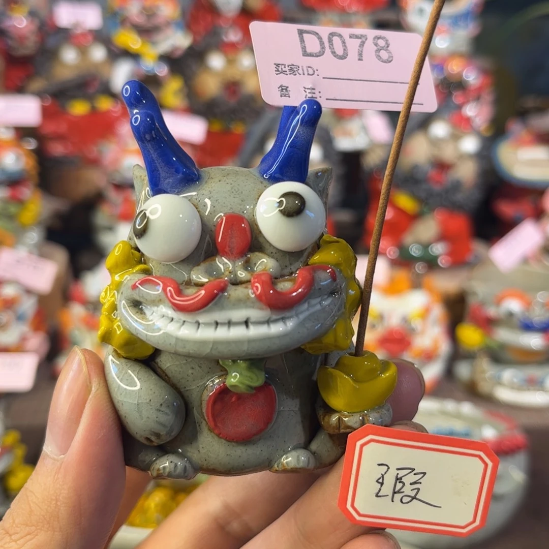 泥塑纯手工茶宠摆件