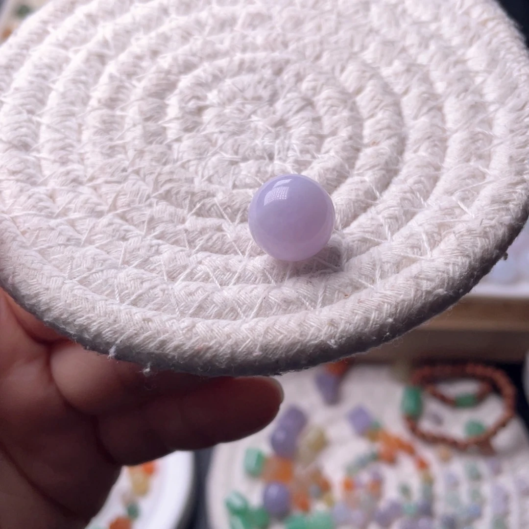 未镶嵌手链翡翠卡12.6紫珠