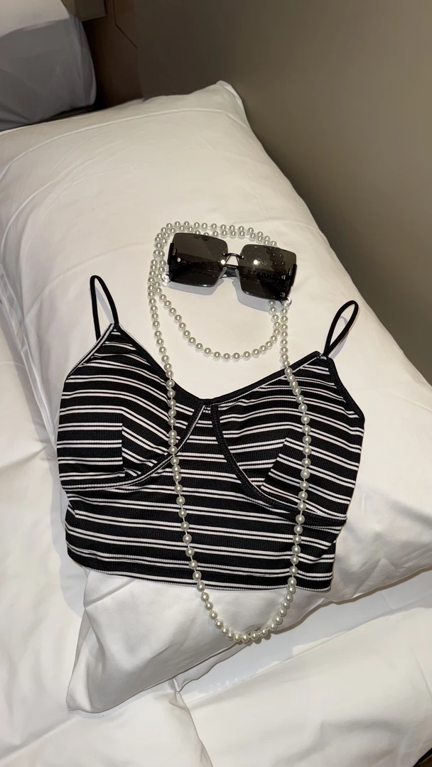 5号性感豹纹吊带背心女夏露背设计