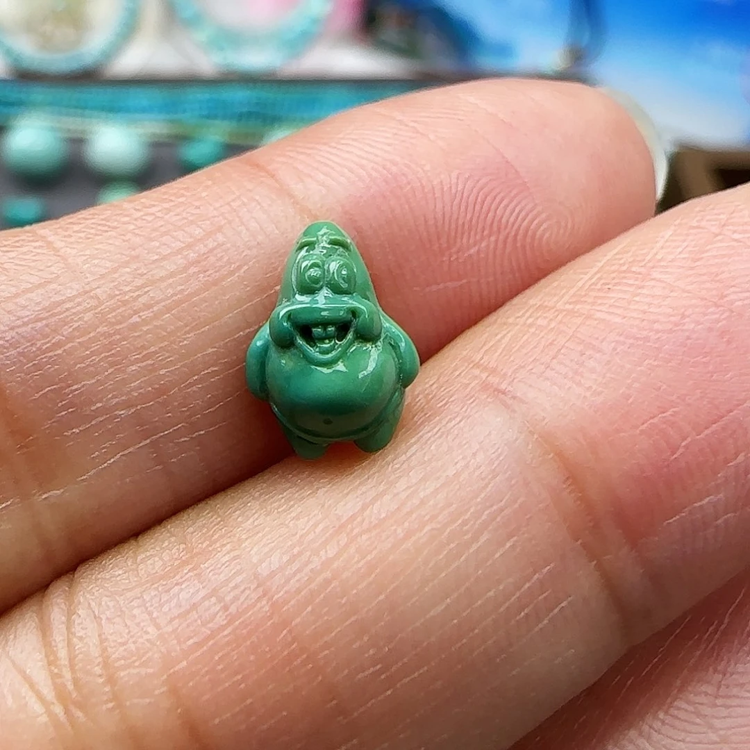 绿松石未镶嵌配饰