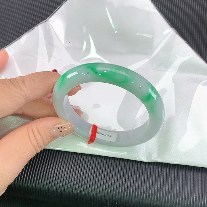 未镶嵌手镯翡翠正圈56
