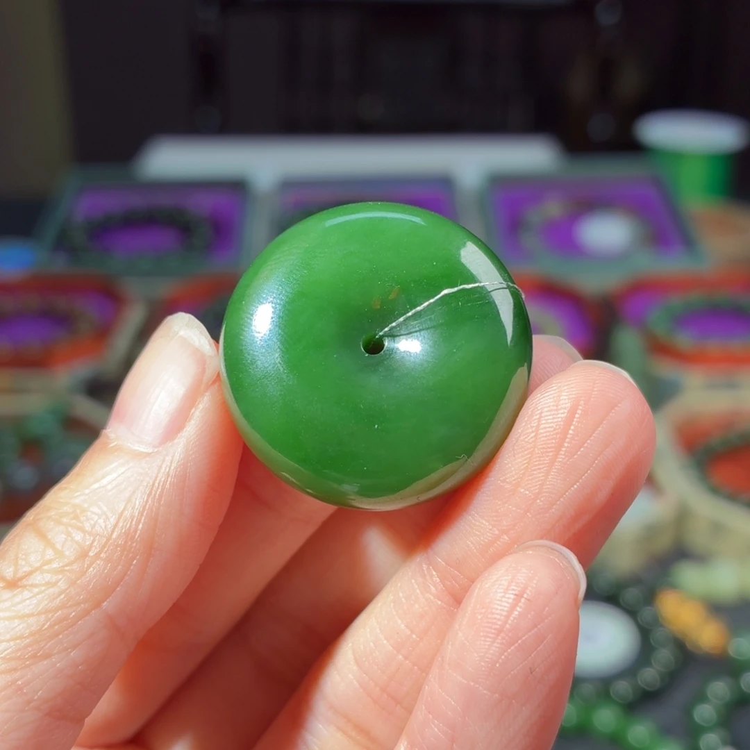 和田玉（碧玉）未镶嵌珠宝半成品