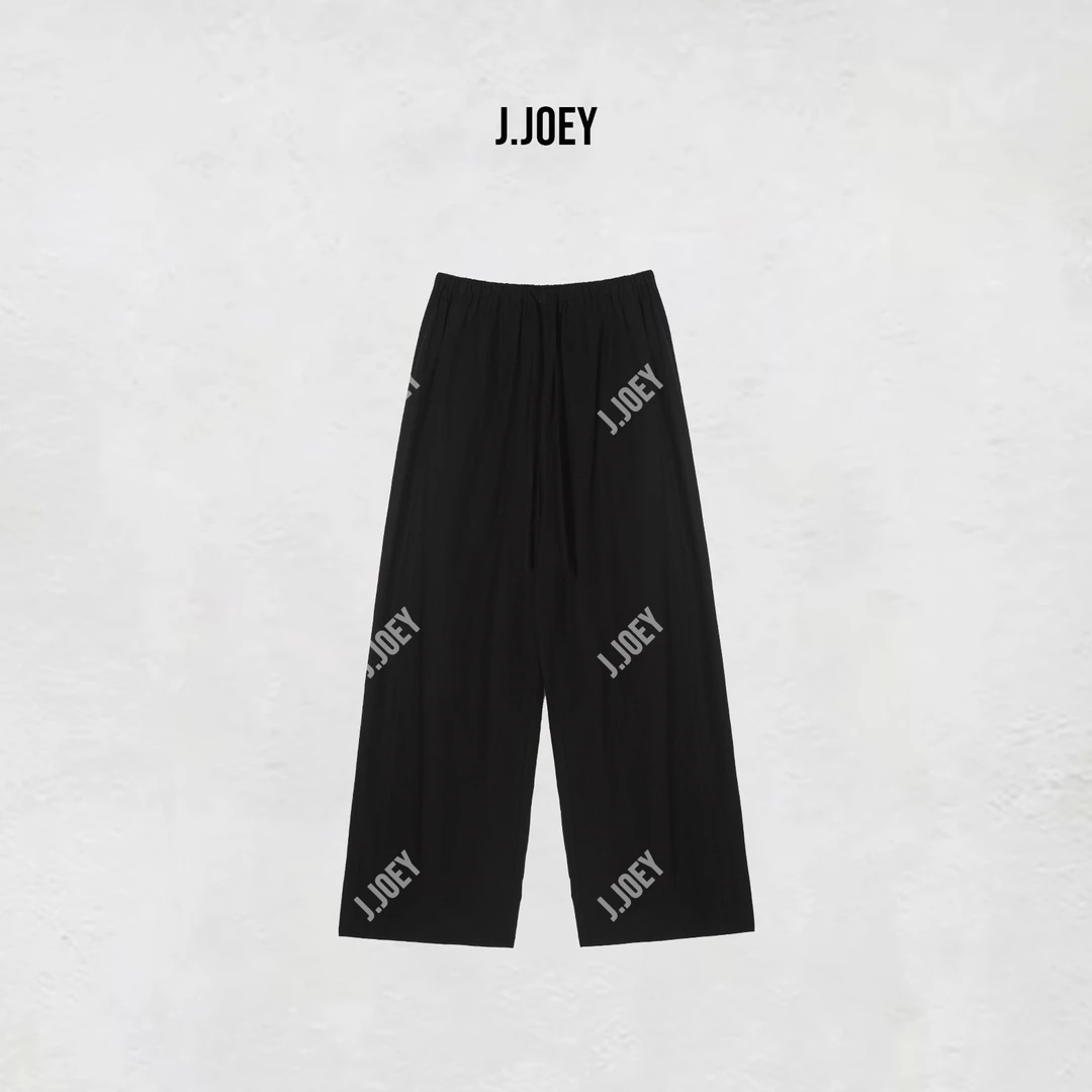 J.JOEY “空气裤“100棉百搭简约休闲直筒阔腿裤 0850