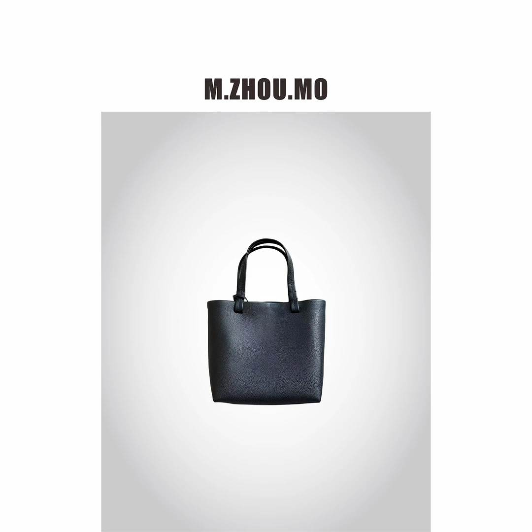 M.ZHOU.MO Row系列手提头层牛皮新款单肩斜跨手腕包
