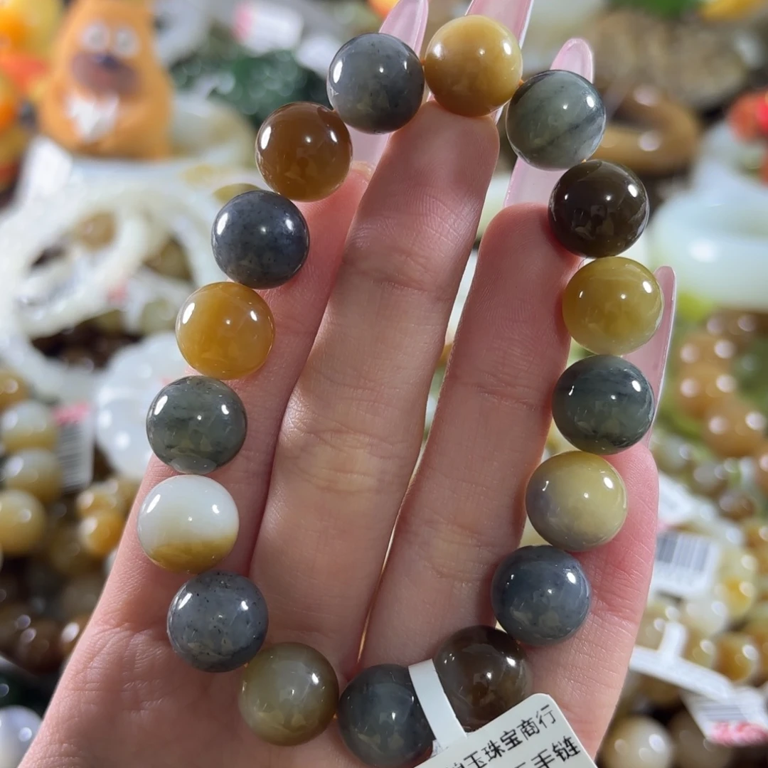 和田玉未镶嵌手链231