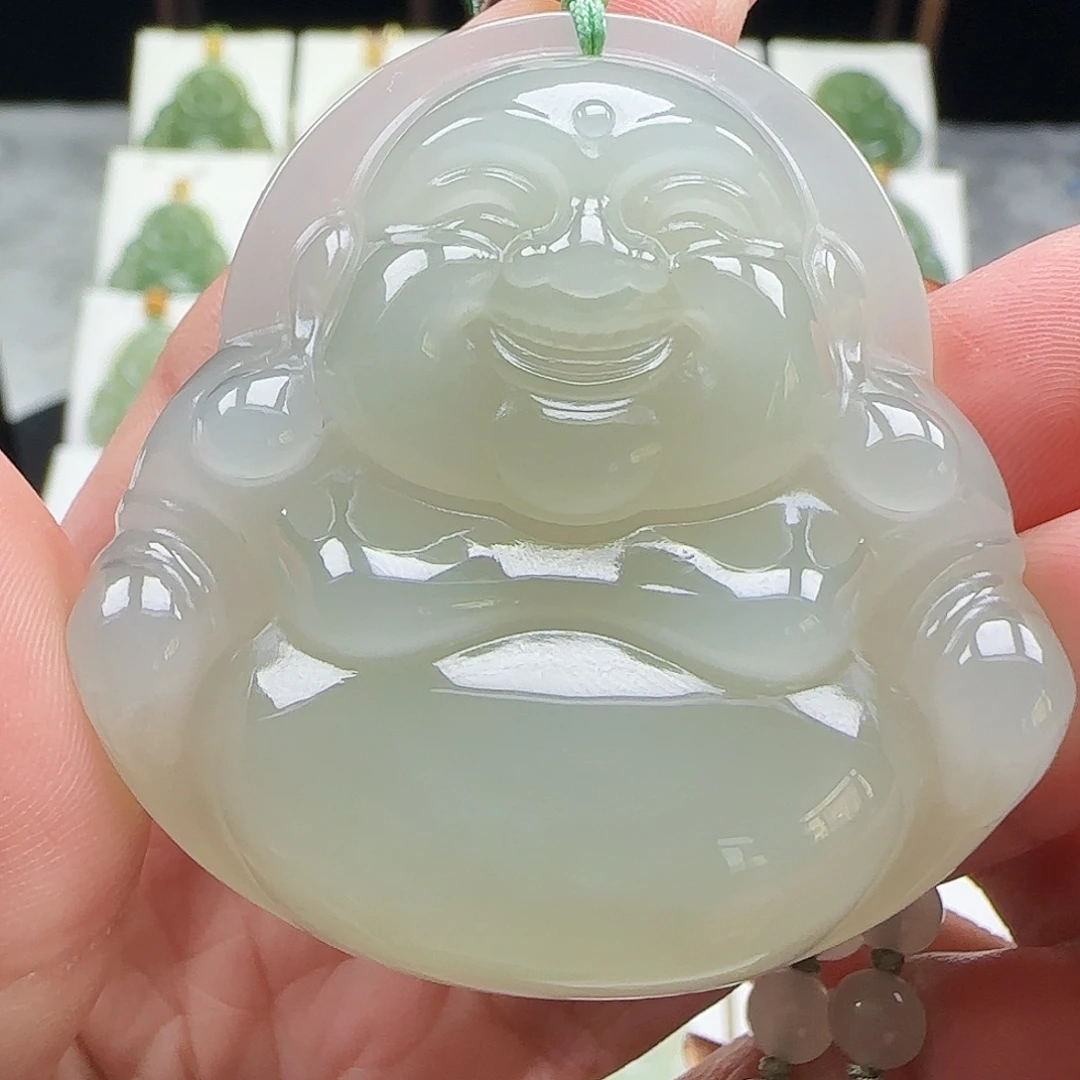 和田玉未镶嵌吊坠(赠链)