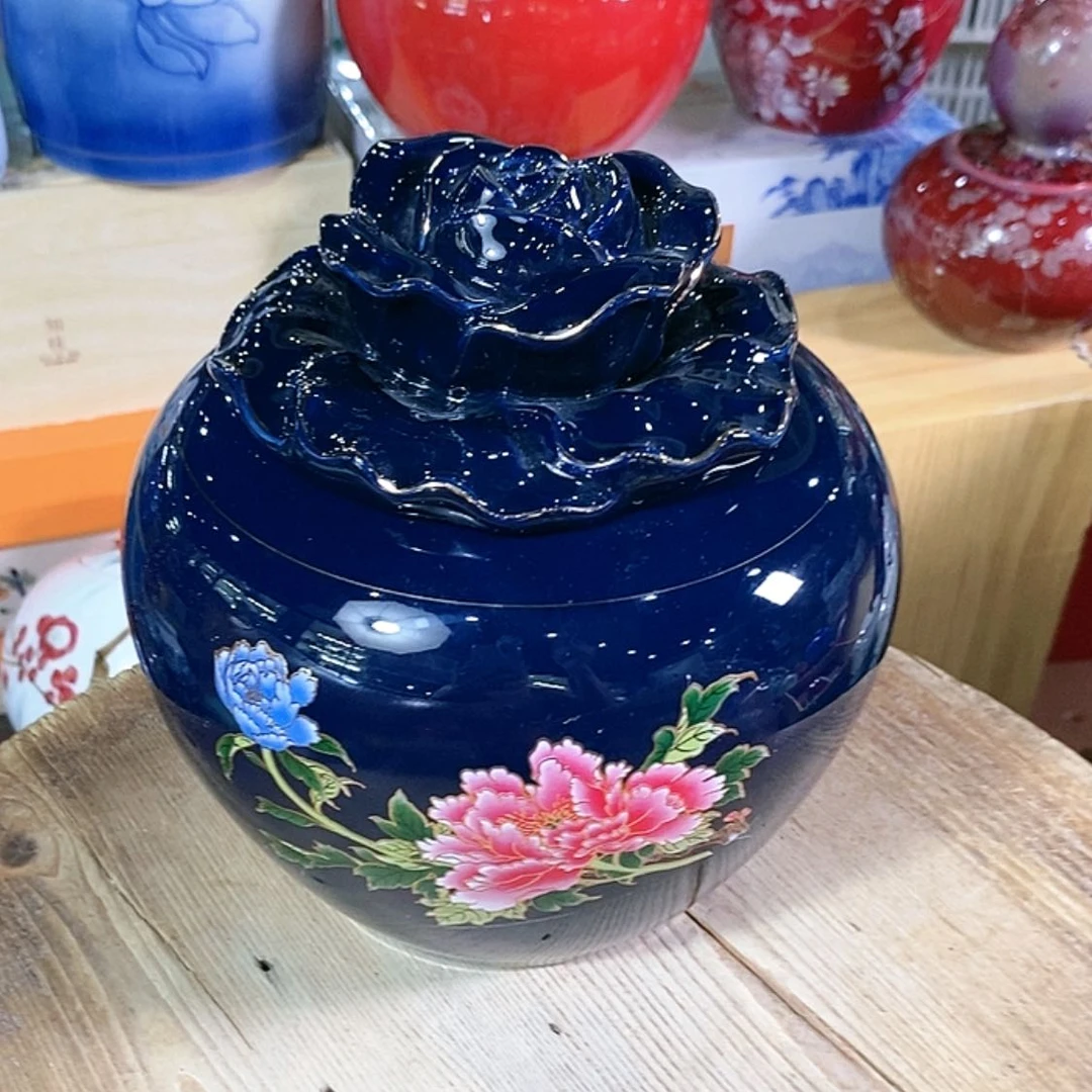 【闪购商品】瓷片陶瓷茶叶罐密封罐