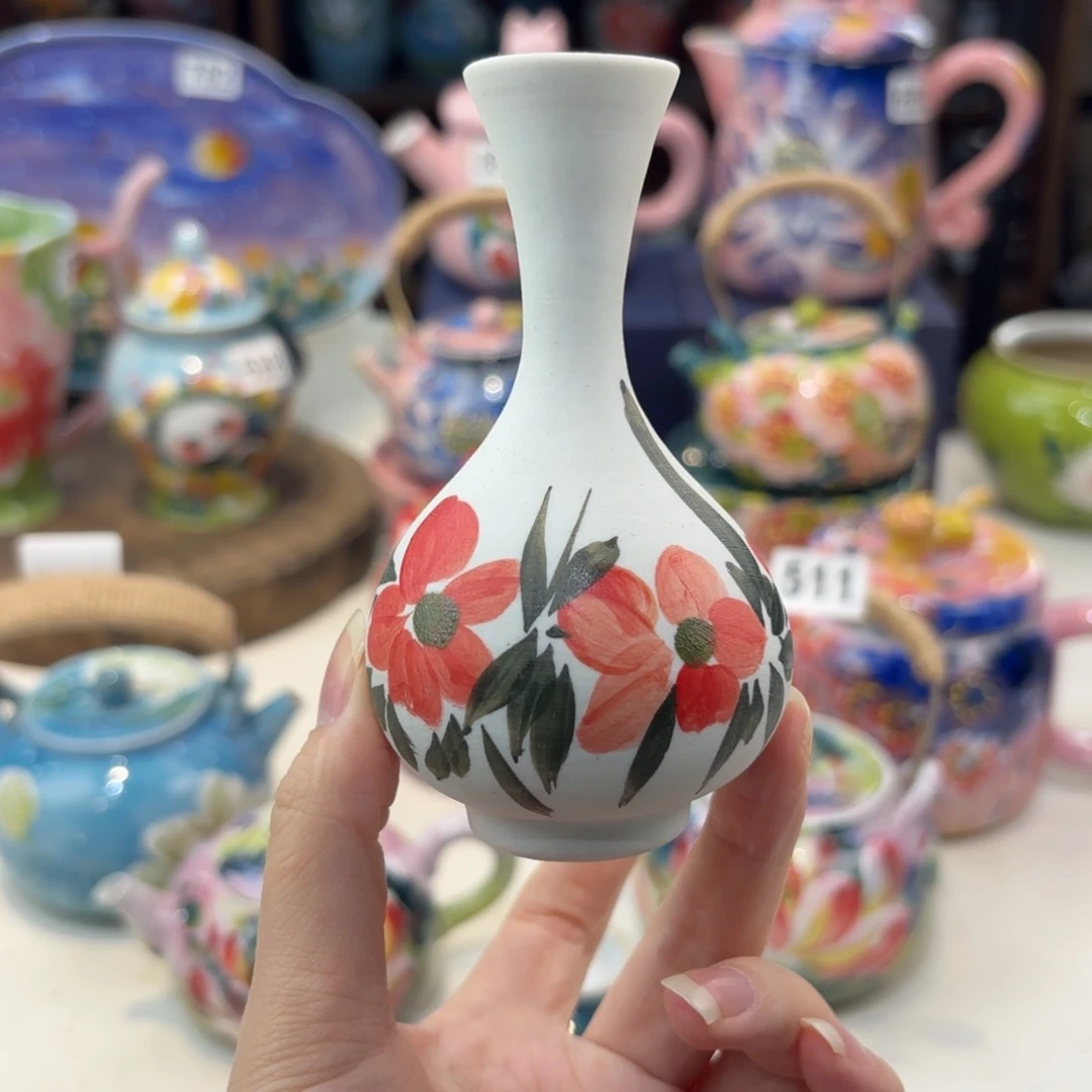 景德镇手绘高温釉下彩陶瓷茶具