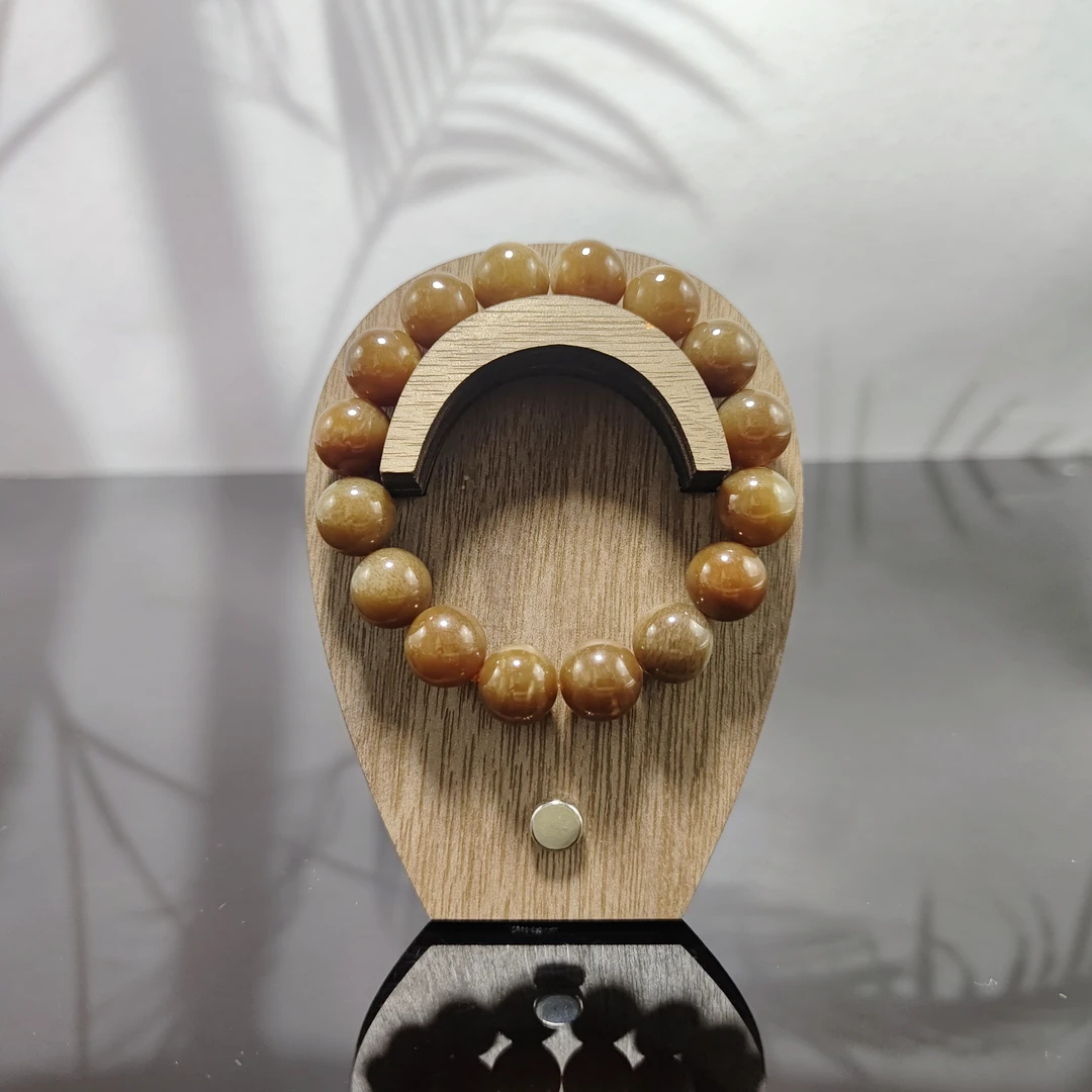 F和田玉圆珠手串（卡12）4070