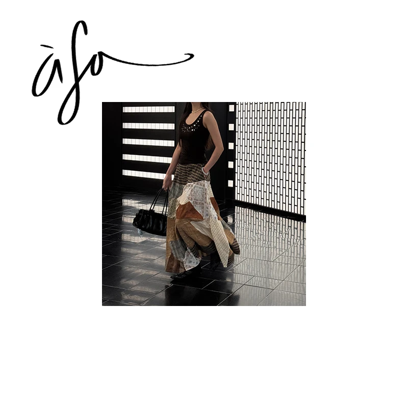 ASA -【拾荒者】拼接百家布半裙