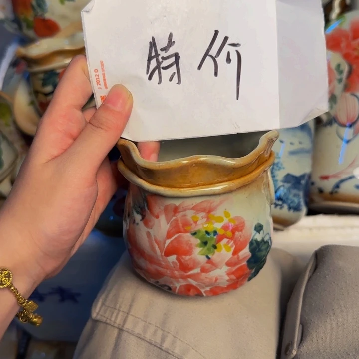 瓷片景德镇陶瓷手工手绘