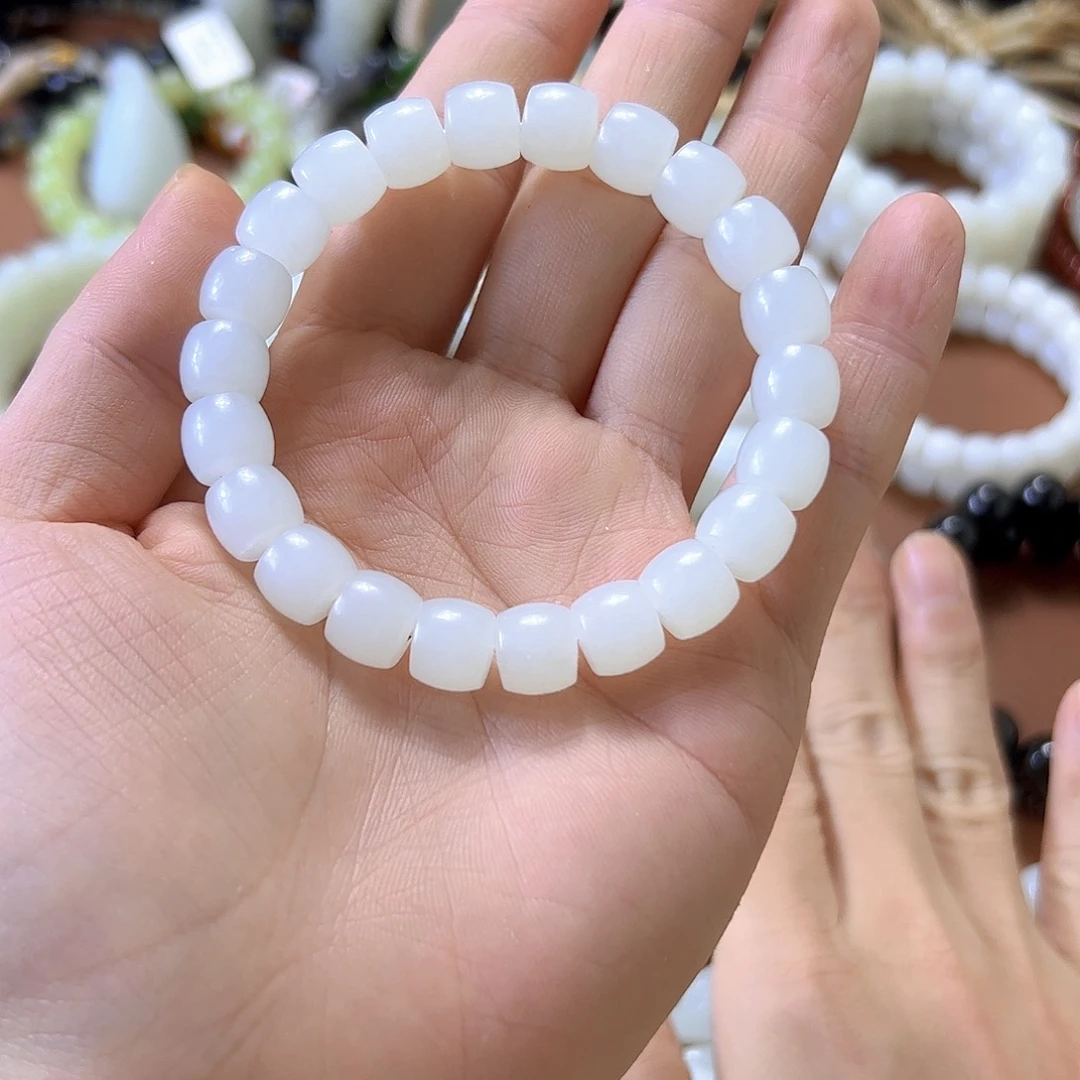 和田玉未镶嵌手串