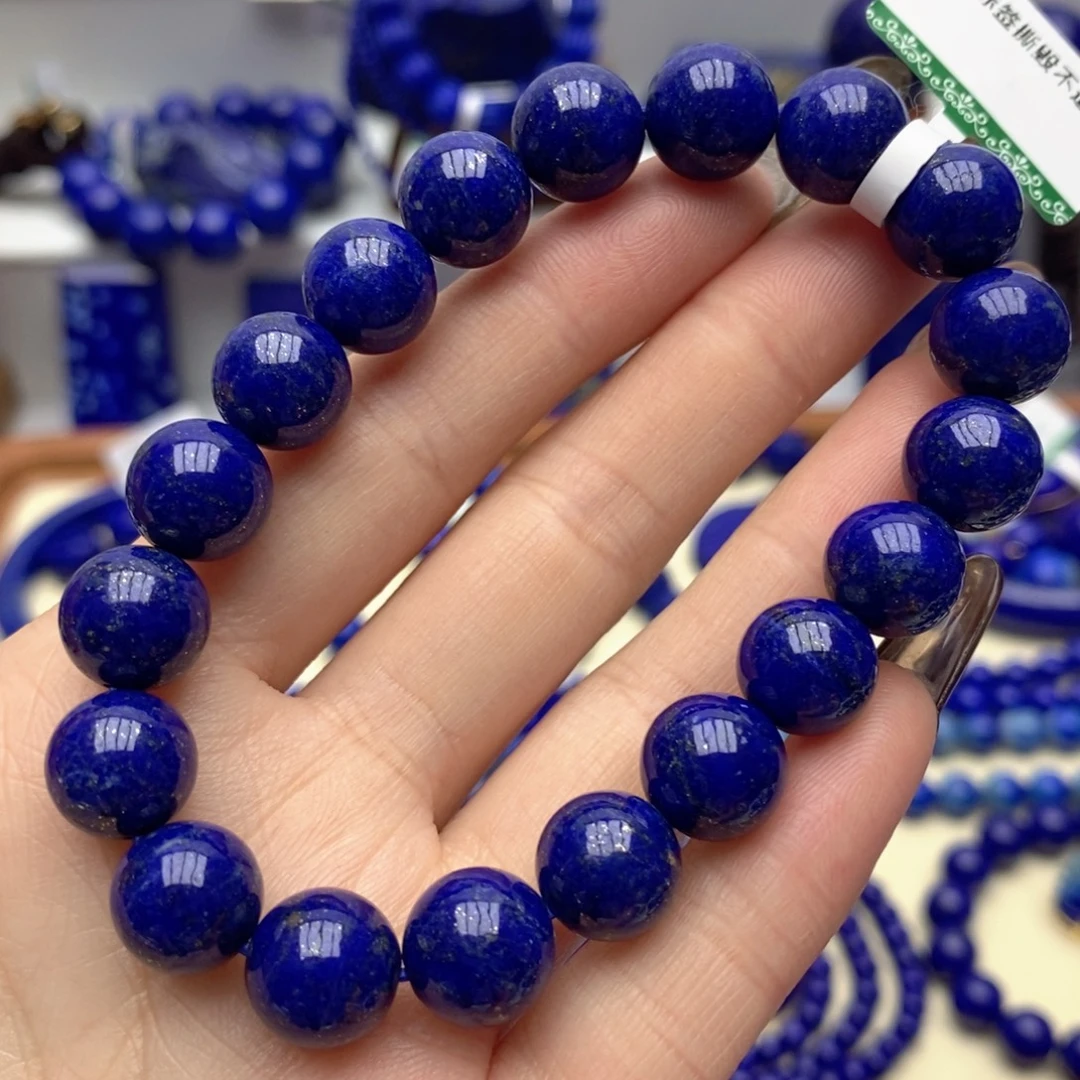 青金石未镶嵌手链10mm