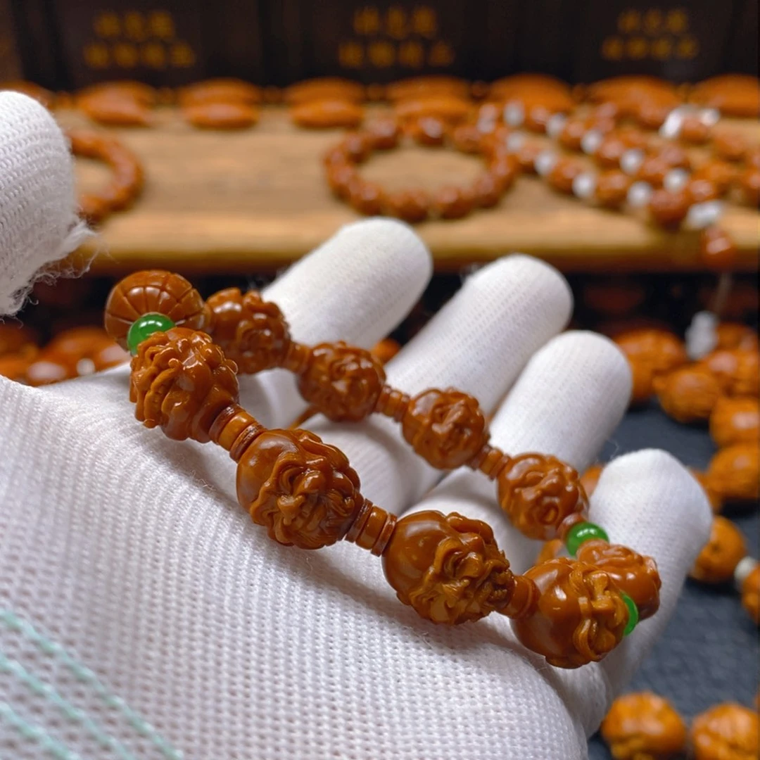 手串/手链橄榄核许忠英1.3欢喜十八罗汉（代表作）