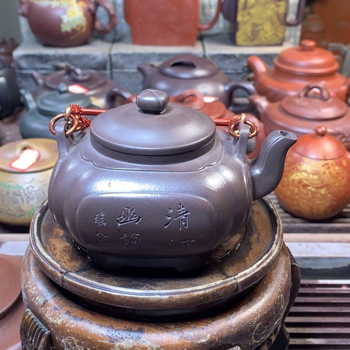 紫砂茶壶原矿手工223