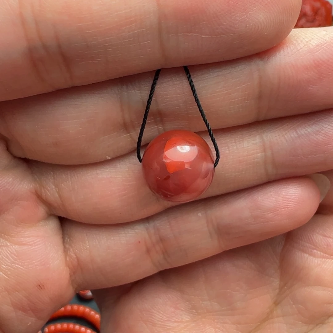 南红玛瑙未镶嵌颈饰