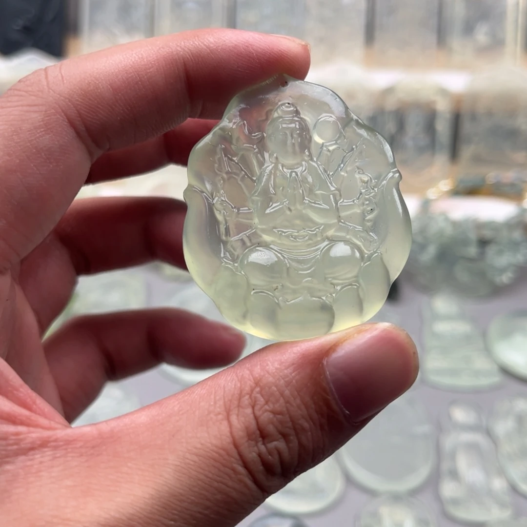 未镶嵌蛇纹石玉颈饰