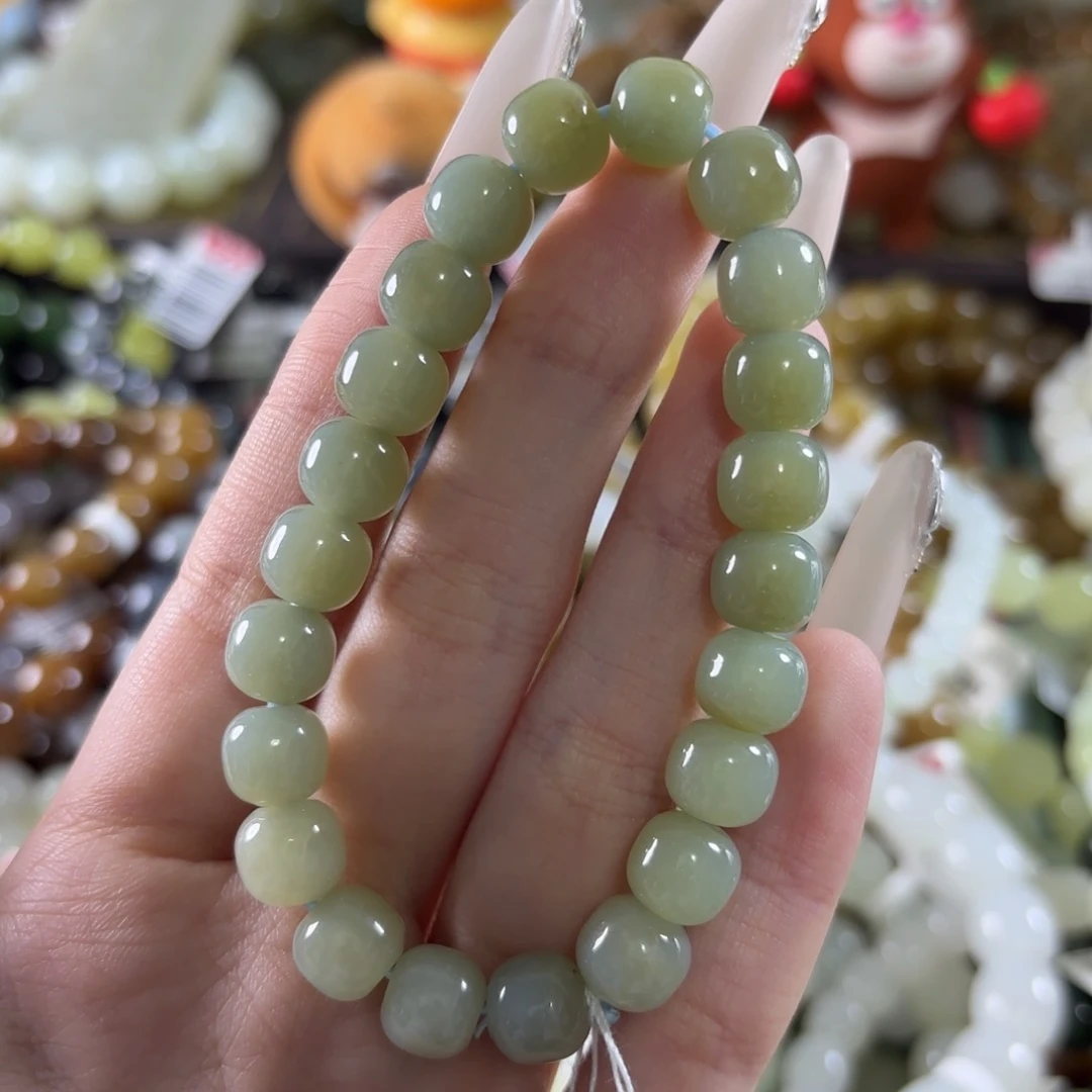 和田玉未镶嵌手链100