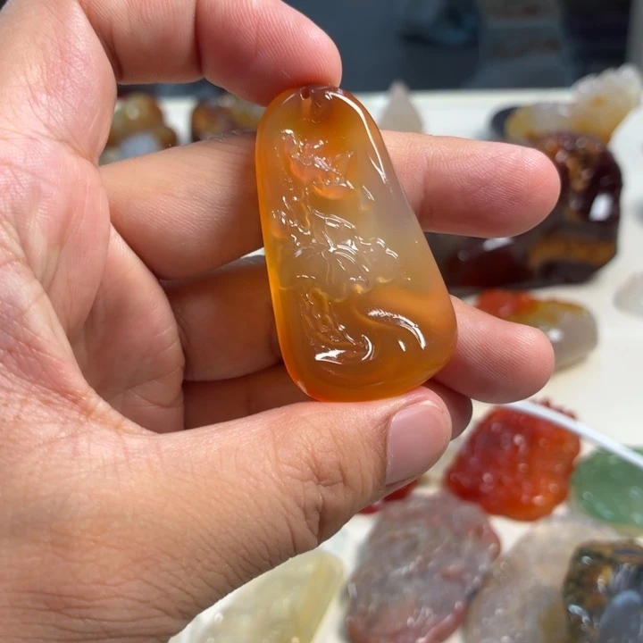 未镶嵌吊坠(不含链)玛瑙/玉髓