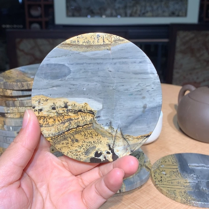 ，广西国画石摆件，收藏观赏