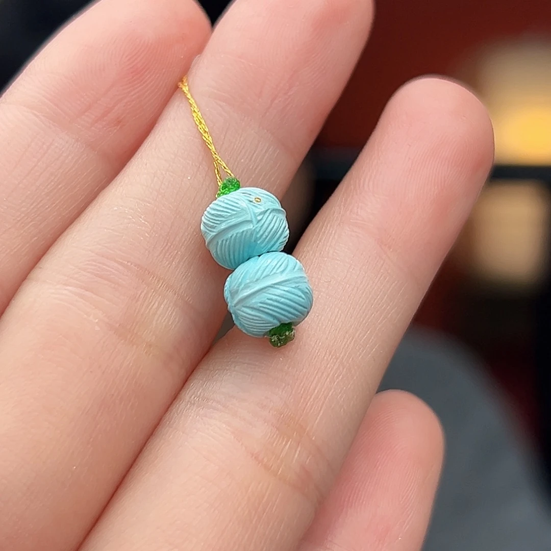 未镶嵌绿松石珠宝奇石