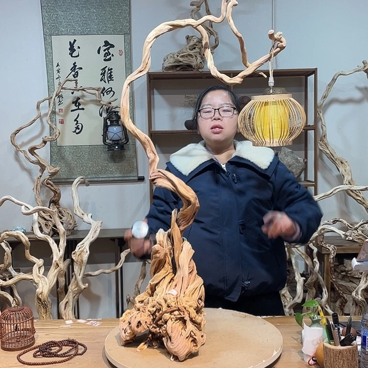 木杜鹃根根艺摆件11