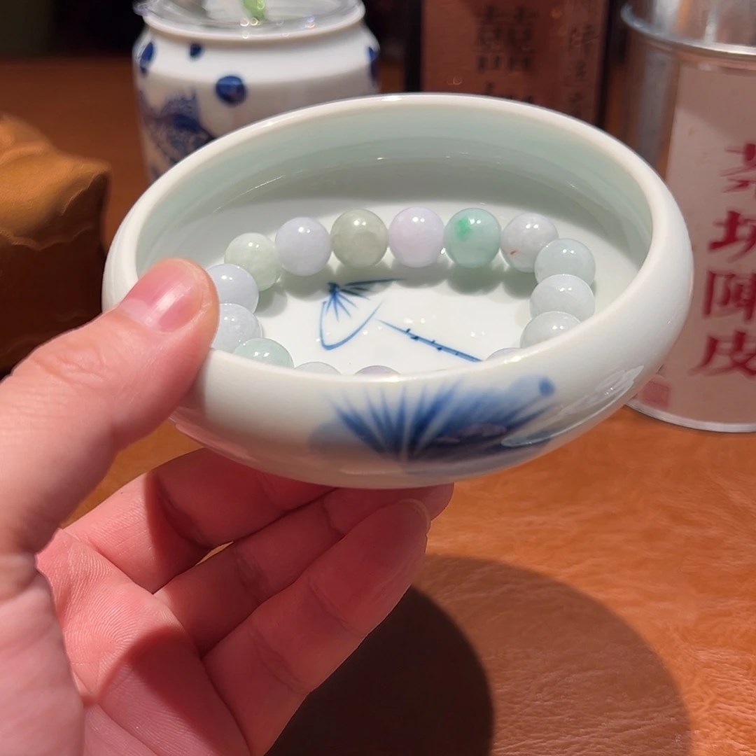 手绘瓷器小建水水盂