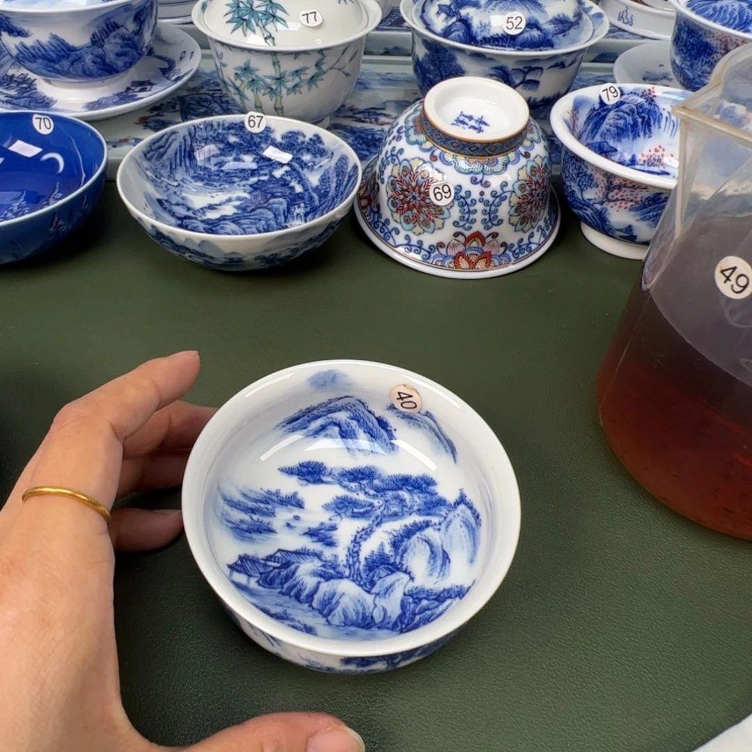 木木景德镇纯手工纯手绘茶具40