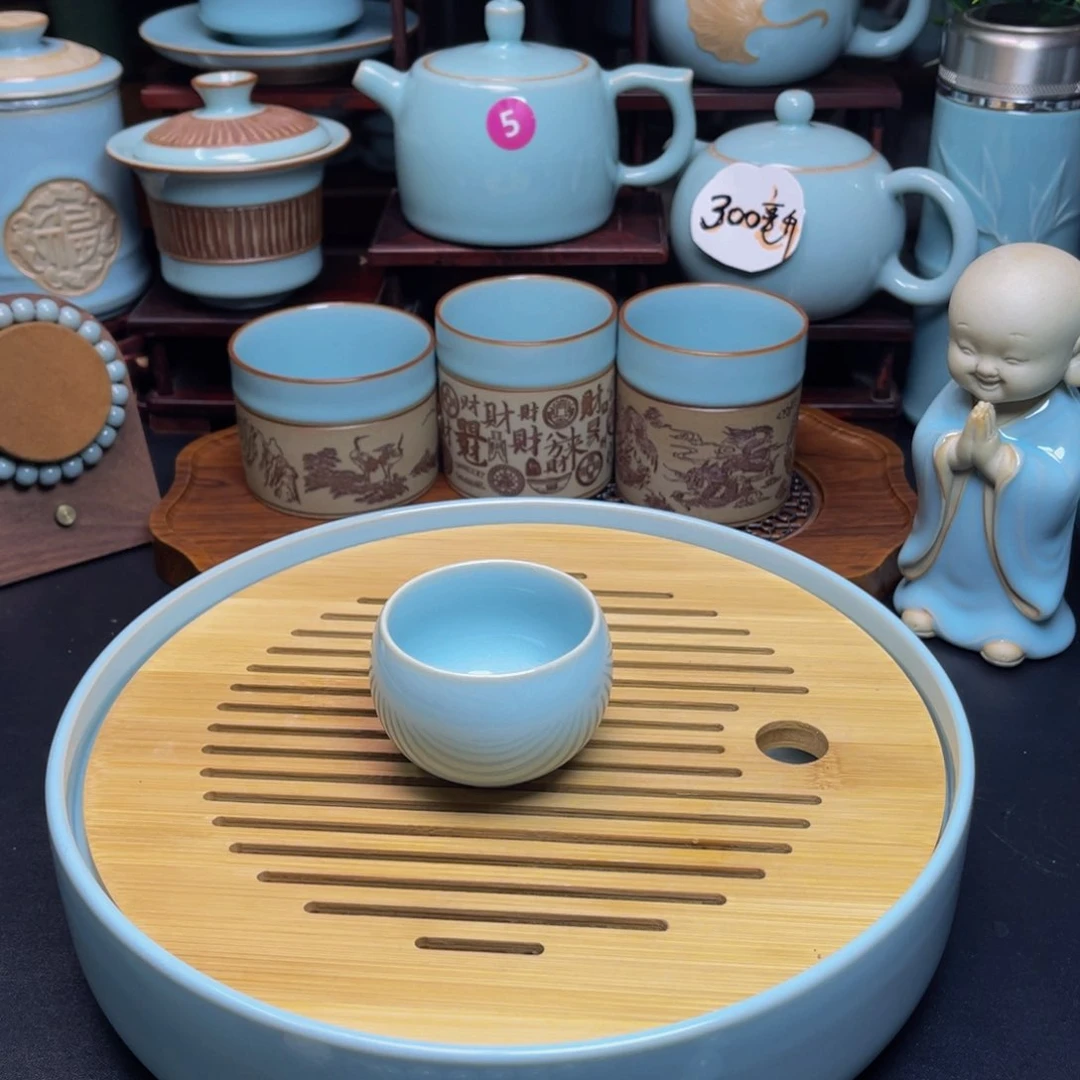 【闪购商品】原产地好品汝瓷，茶器，手珠