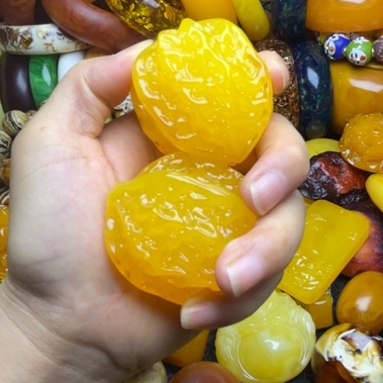 未镶嵌琥珀手链蜜蜡