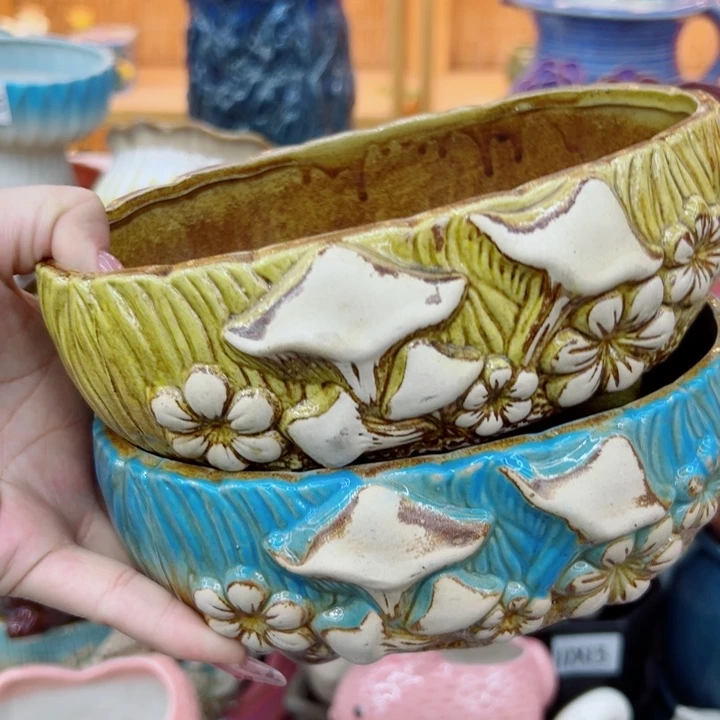 有孔，满10元发货多肉陶瓷花盆