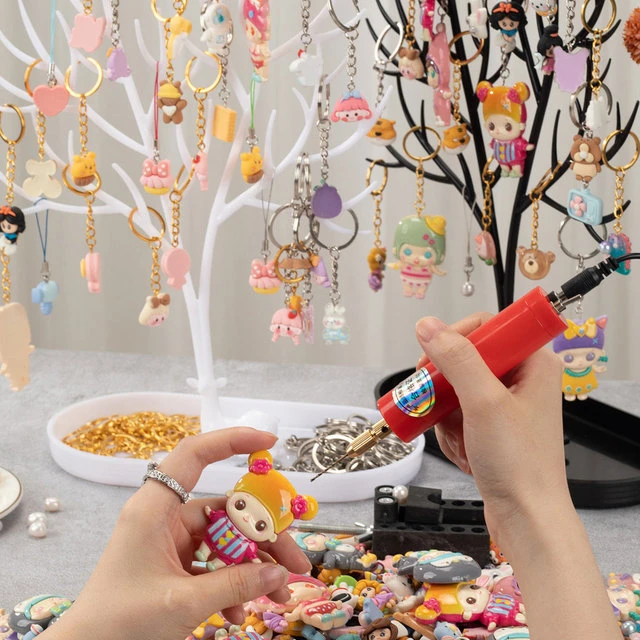 充电款家用手工DIY迷你小电钻孔器滴胶文玩打磨核桃无患子打孔机