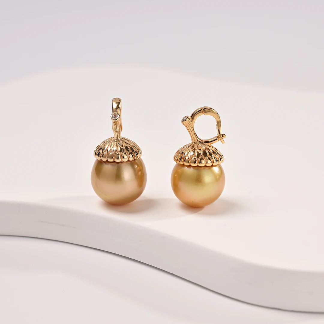 V89233-P-S925银镶嵌海水珍珠吊坠-多样性发一件-11.5mm+（商城）