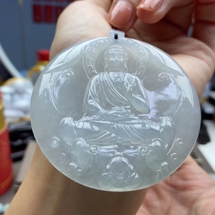 翡翠未镶嵌颈饰吊坠43