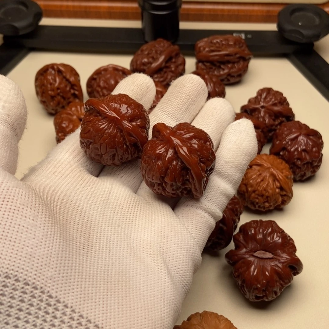 文玩核桃把件W**t磨盘